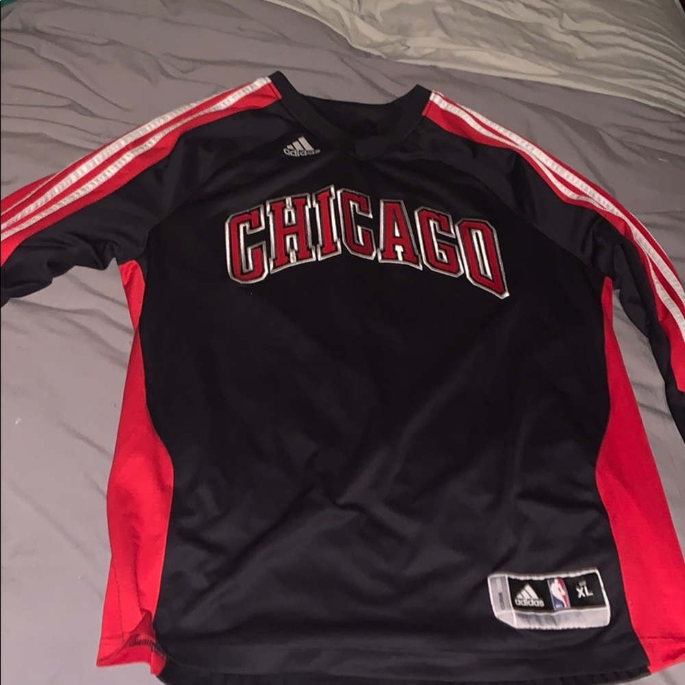 Adidas Chicago Bulls Warm Up Long Sleeve